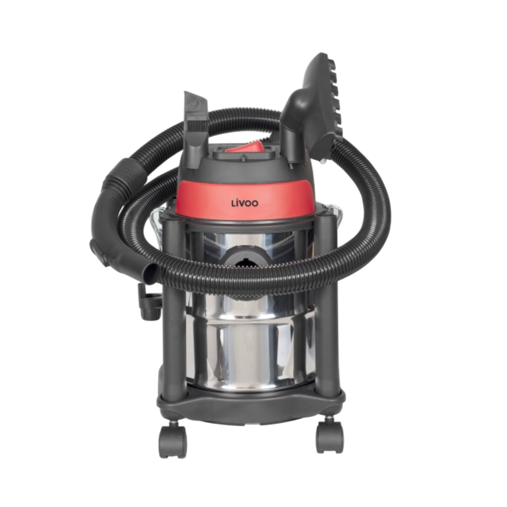 ASPIRATEUR LIVOO DOH140 EN EAU ET POUSSIERE 1000W 12L INOX
