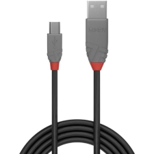 CABLE USB LINDY ANTHRALINE USB 2.0 TYPE-A 1METRE
