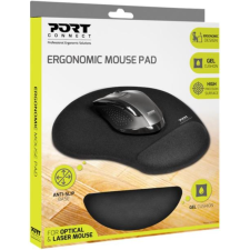 TAPIS DE SOURIS PORT CONNECT ANTIDERAPANT NOIR