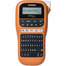 ETIQUETEUSE PORTABLE BROTHER P-TOUCH PT-E110 180DPI MONOCHROME ORANGE