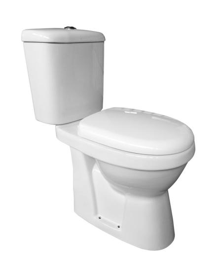WC SURELEVE SORTIE HORIZONTALE BLANC BERMUDES