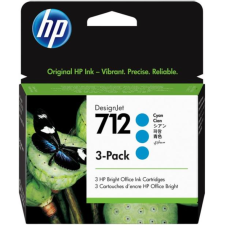 CARTOUCHE D'ENCRE HP 712 29ML CYAN PACK DE 3