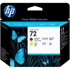 TETE D'IMPRESSION HP 72 NOIR MAT-JAUNE PACK DE 2 DESIGNJET