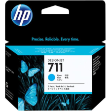 CARTOUCHE D'ENCRE HP 711 CYAN PACK DE 3 DESIGNJET