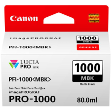 RESERVOIR D'ENCRE CANON PFI-1000 MBK 80ML NOIR MAT