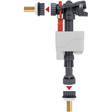 ROBINET FLOTTEUR À DOUBLE ALIMENTATION WIRQUIN 5297924 22 x 10.6 CM