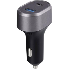 ADAPTATEUR D'ALIMENTATION VOITURE TNB USB-C 83WATTS 2CONNECTEURS NOIR