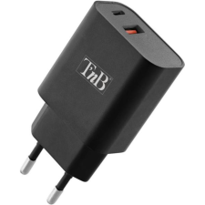 ADAPTATEUR SECTEUR TNB USB-C 2CONNECTEURS 30WATTS NOIR