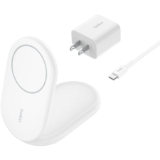 SUPPORT DE CHARGE SANS FIL BELKIN BOOST 2 EN 1 QI2 15WATTS BLANC