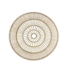 DECORATION MURALE JAVA EN BOIS CIRCULAIRE D80CM