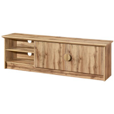 MEUBLE TV WOTAN- AF 8303- 2PTES 2NICHES BOIS CLAIR