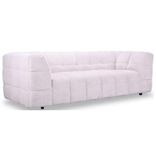 CANAPE DROIT EN VELOURS - F4127SS-CHAMPAGNE