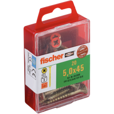 VIS A BOIS FISCHER FPF-ST YZP 5 x 45 MM BOÎTE DE 20 PIECES
