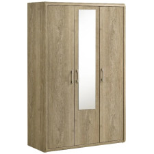 ARMOIRE 3 PORTES CATHERINE - AF 9376 M- CARAMEL OAK