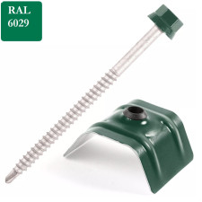 PACK DE VIS AUTOPERCEUSE BAC ACIER POUR CHARPENTE BOIS VERT