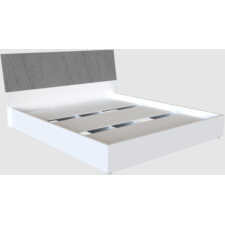 LIT 2 PLACES  HENRY 180x200 BLANC