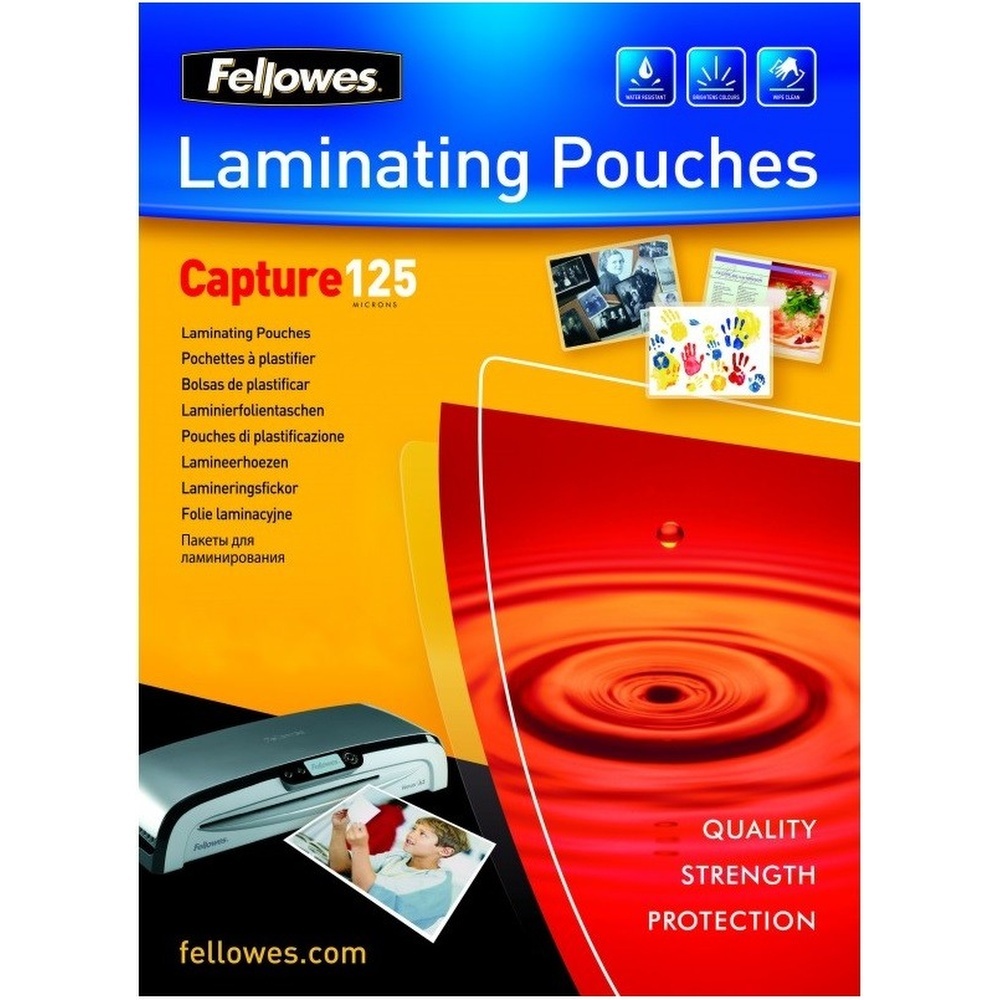 Fellowes - Pochettes de plastification thermique, Paquet de 200