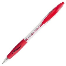STYLO À BILLE BIC ATLANTIS CLASSIC - ROUGE - 1 MM - MOYEN - RÉTRACTABLE