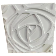 PLAQUES MURALES 3D PVC - D156 BLANCHES