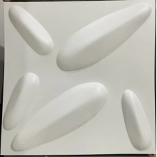 PLAQUES MURALES 3D PVC - D144 BLANCHES