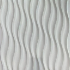 PLAQUES MURALES 3D PVC - D141 BLANCHES