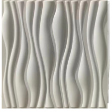 PLAQUES MURALES 3D PVC - D088 BLANCHES