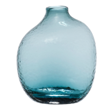 VASE EN VERRE AMORE EMERAUDE 12X8XH14CM