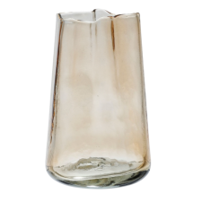 VASE EN VERRE BRONZE NUDE D13XH20CM