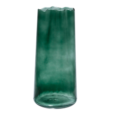 VASE EN VERRE BRONZE VERT D15XH33CM