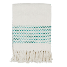 PLAID COURBA 170X130CM EMERAUDE