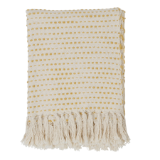 PLAID COURBA 170X130CM JAUNE