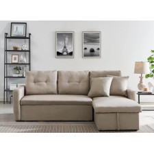 CANAPE CONVERTIBLE - SARABEIGE