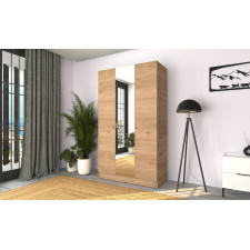 ARMOIRE 3 PORTES - GRA-730-FF-1-EFFET BOIS DE CHENE