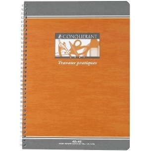 CAHIER TRAVAUX PRATIQUES 120 PAGES 240x320 CONQUERANT 