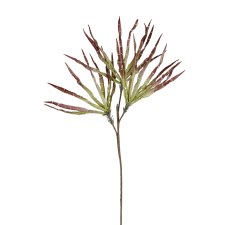 FLEUR RAINE GRENAT EN POLYÉTHYLÈNE ET FER H103CM