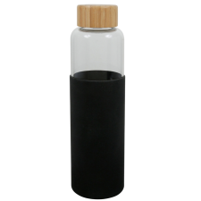 GOURDE COLORADA EN VERRE ET SILICONE NOIR 54CL