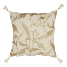 HOUSSE DE COUSSIN GOLDEN 45X45CM CREME ET DORE