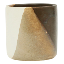 BOUGIE SENTEUR JAVA D7H7CM BLANC ET BRUN