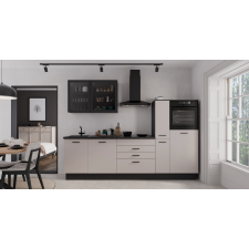 CUISINE COMPLETE BOLERO 280CM NOIR ET BEIGE