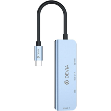 HUB LEOPARD SERIES TYPE-C TO USB - PD 100W - 4-EN-1 GRIS