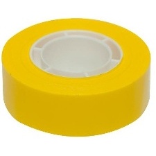  RUBAN ADHÉSIF 19MM*33M - JAUNE