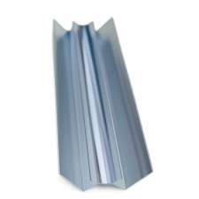 PROFILE D'ANGLE INTERNE POUR PANNEAU MURAL PVC LT304 GRIS