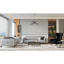 SALON BELLA 3+2+1 GRIS ET MARRON