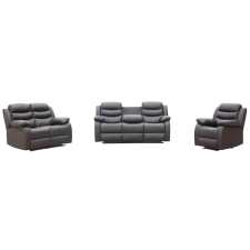 ENSEMBLE DE CANAPES RELAX XLH-9023 EN SIMILI CUIR MARRON