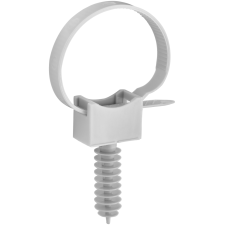 COLLIER AVEC EMBASE DEBFLEX DIAMETRE 16-32MM GRIS 10PIECES