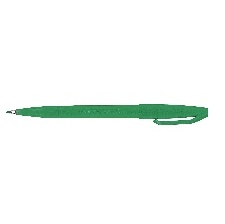 FEUTRES SIGN PEN A POINTE FINE EN FIBRE ACRYLIQUE VERT