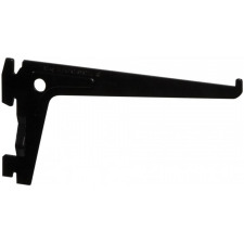 CONSOLE POUR CREMAILLERE SIMPLE 25 CM ACIER NOIR