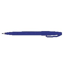 FEUTRES SIGN PEN A POINTE FINE EN FIBRE ACRYLIQUE BLEU