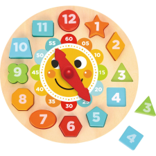 PUZZLE HORLOGE EN BOIS 13 PIECES MULTICOLORE