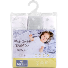 LANGE LOT DE 3 LORELLI 80X80 CM GRIS